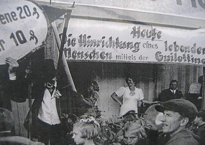 Franziska Eichelsdörfer auf dem Oktoberfest 1938,